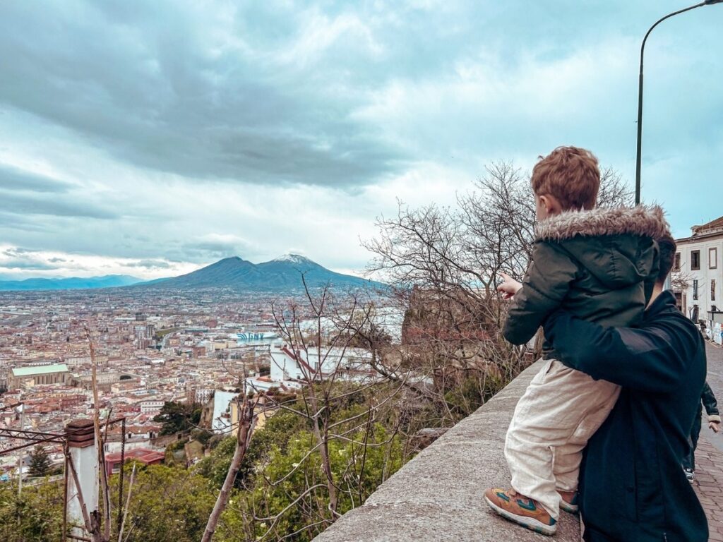 Incredible views from outside Castel Sant'Elmo