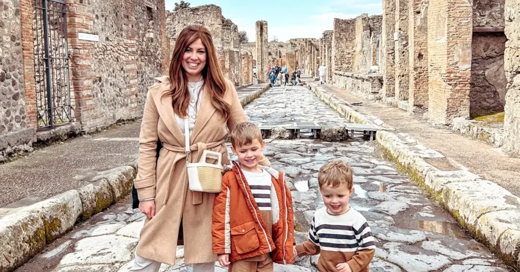 Mum in the City on a family trip to Pompeii with kids.
