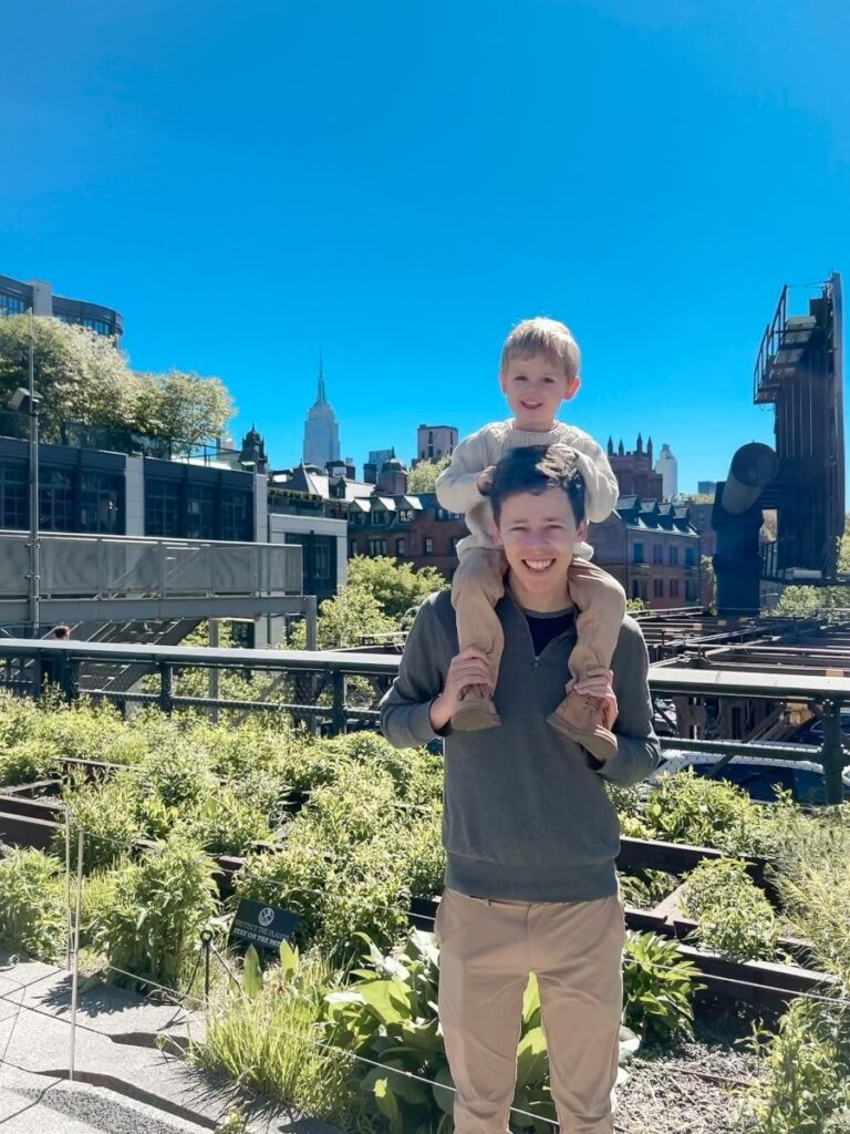Walking the High Line is a fun thing to do with toddlers or older kids when in New York City.