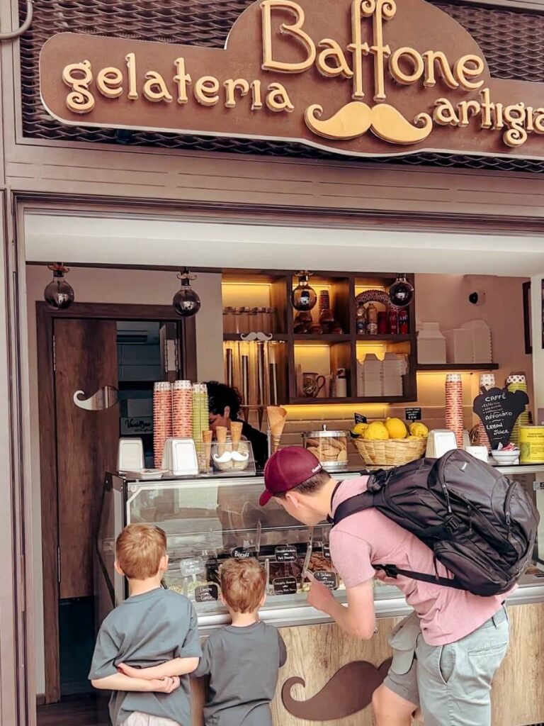 Getting a gelato from Baffone Gelato is one of the best things to do in Ravello.