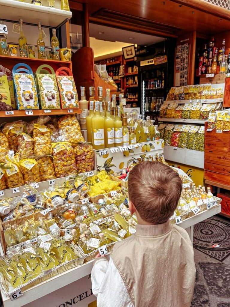 Browsing the Lemon products is a top thing to do in Amalfi.