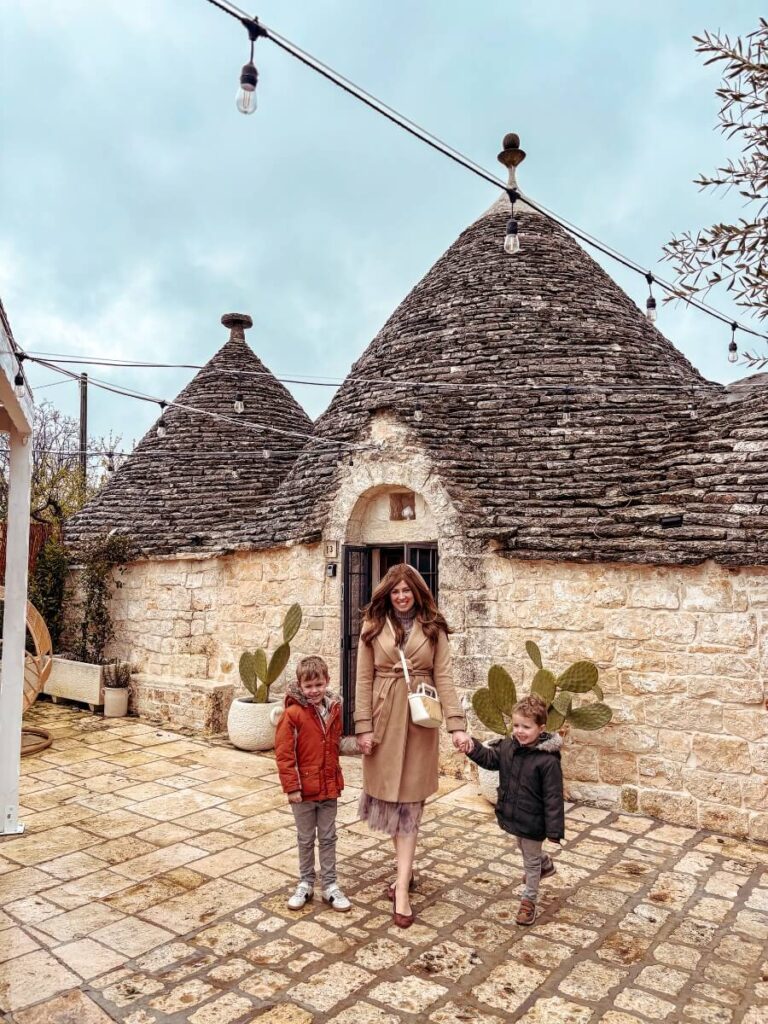 Staying in a magical Trulli in Alberobello on our Southern Italy road trip.