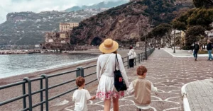 The Best things to do in Maiori, a family-friendly town on the Amalfi Coast, Italy.