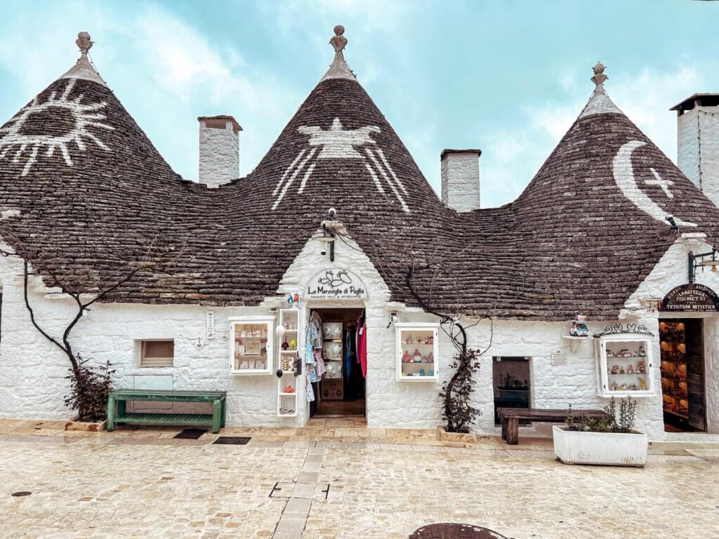 The magical Trulli Zone, one of the top places to see in Alberobello.