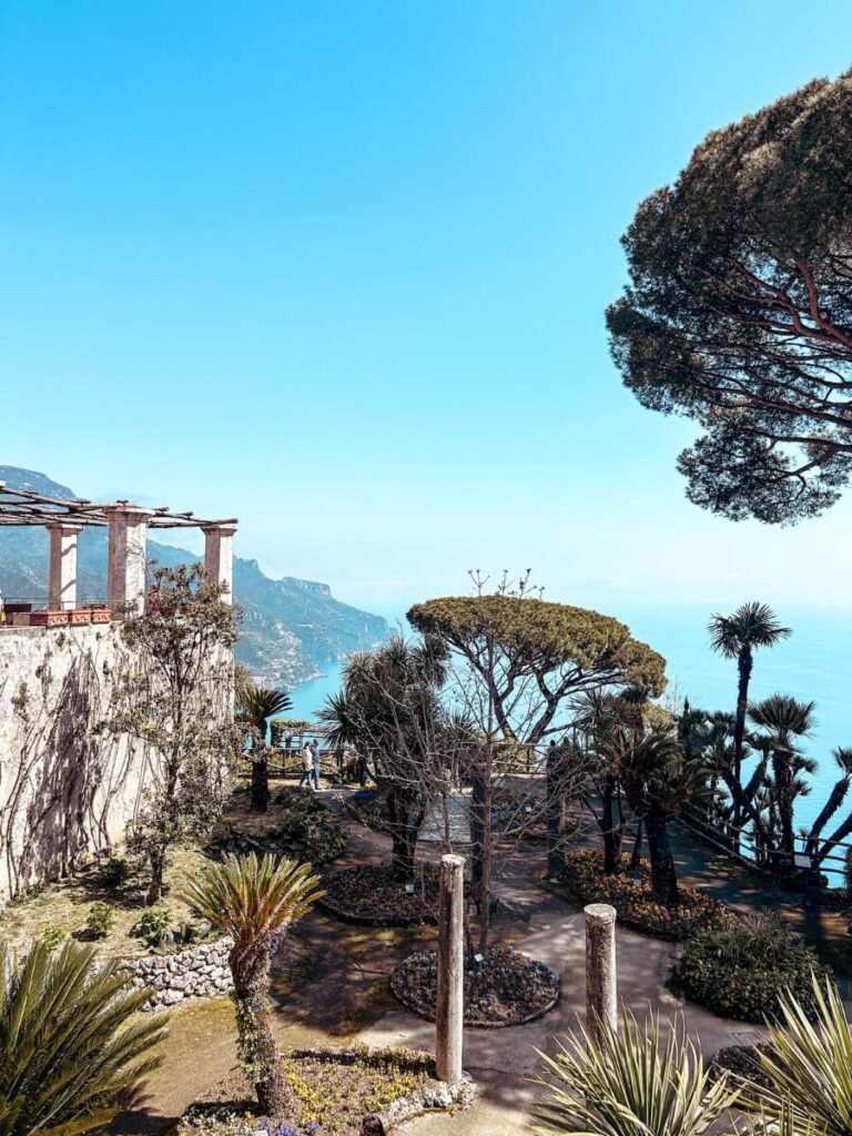 Gorgeous views from Villa Rufolo in Ravello's Amalfi Coast.