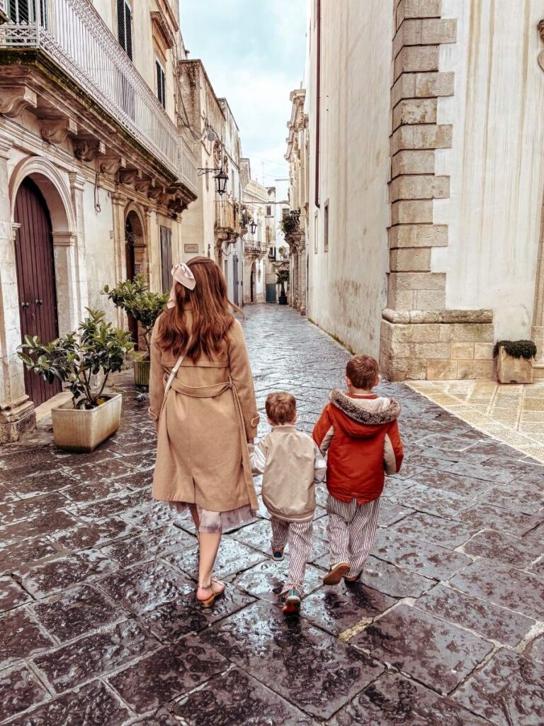 Exploring the beautiful streets of Martina Franca, a town well worth adding to your Southern Italy itinerary. 