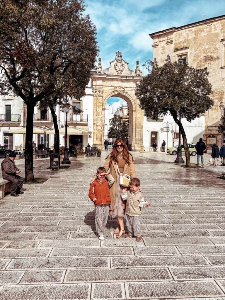 Porta Santo Stefano, the historic entrance to Martina Franca, Puglia