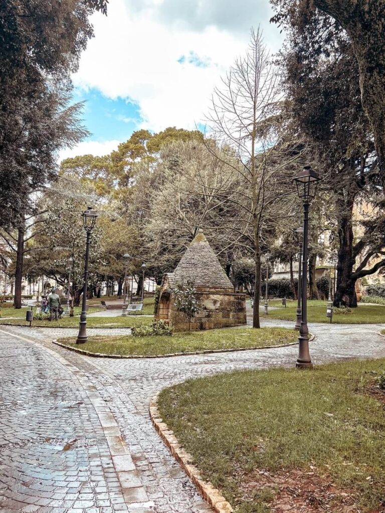 Villa Garibaldi is a cute park located in Puglia's Martina Franca. 