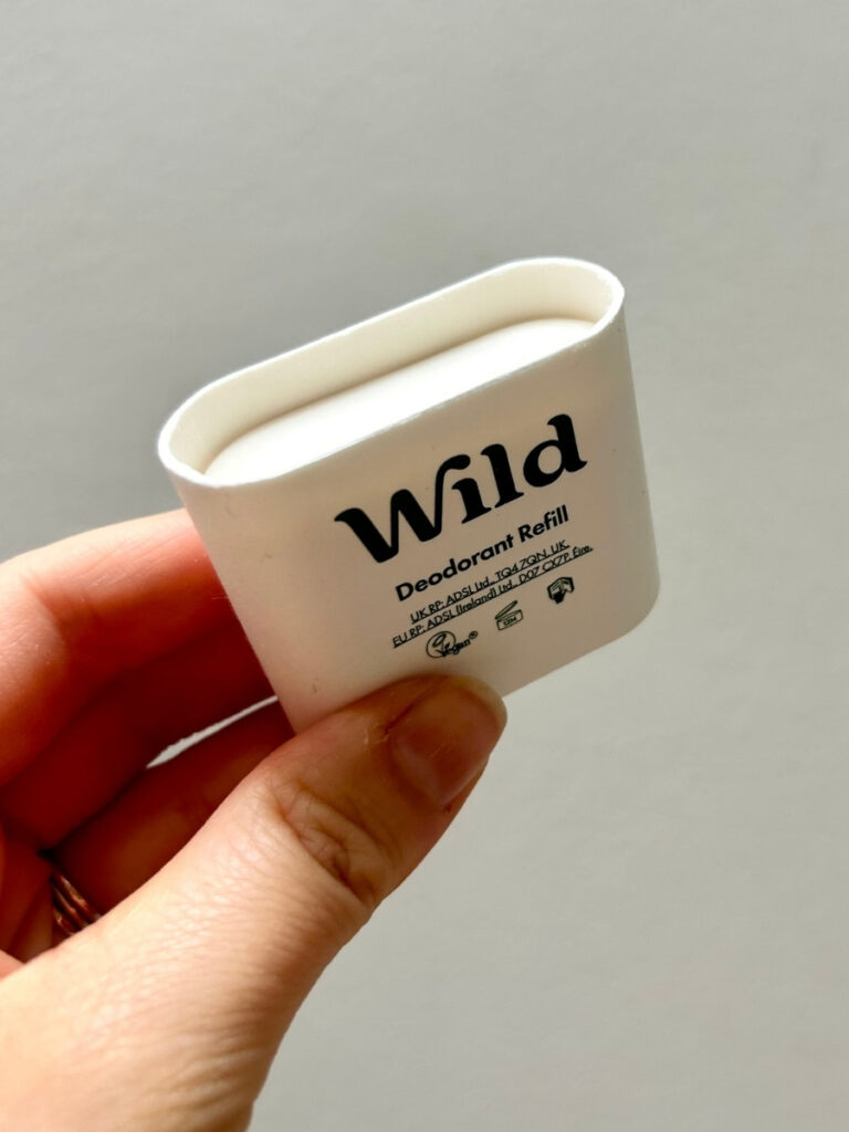 A nautral, plastic free Wild Deodorant refill pack.
