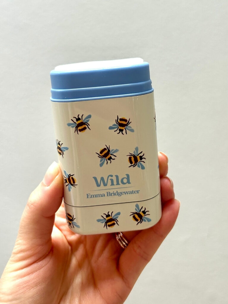 The Wild Deodorant case with the eco-friendly refill inserted.